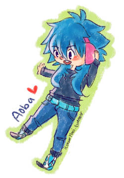 I’ve been wanting to draw Aoba for ages! I really want