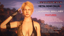 mrsmugbastard:   Full imgur gallery  LAUGHING WALLABY Lesser known but no less charming MGSV waifu is ready for some tacticool espionage â€œactionâ€. Has all the features from the previous releases along with some improvements. NOTE: DO NOT USE TOE BONES