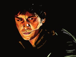 sarano72:  Ipad fan art #7 Bellamy Blake watching you know who by the fire. Bob Morley says so much with those eyes!! Beautiful scene in a gruelling and fantastic episode ‘human Trials’ If you don’t already —WATCH THE 100— it’s mind blowing,