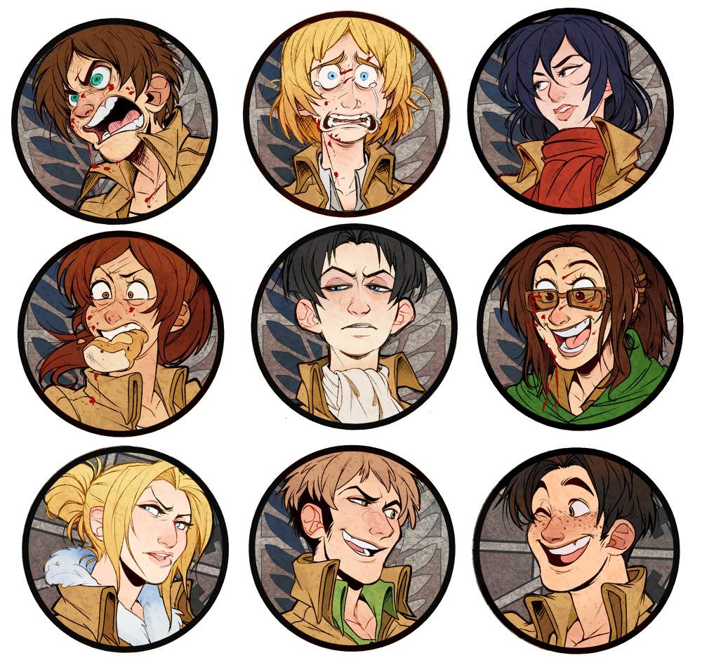 stripesandteeth:  HAPPY BIRTHDAYThese are the snk buttons I’ll be finishing up