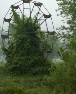 happy-go-ugly:  underlandnotwonderland:  justineeleann:  Abandoned Amusement Park in New Orleans  that clown train is creepy as fuck, but the rest of this is so cool  What is it about abandoned parks that I find so fascinating? 