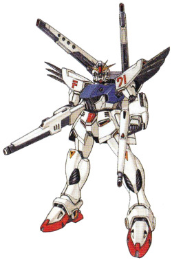 the-three-seconds-warning:  F91 Gundam F91 Twin VSBR Type  The F91 Gundam F91 Twin VSBR Type was an Gundam F91 variant that appeared in the original design series Gundam F91 Mobile Suit Variations.  This variant was built with long-range combat in mind,