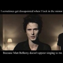 I do too. #mattbellamy #mirror #Muse #sunburn #awesome #funny