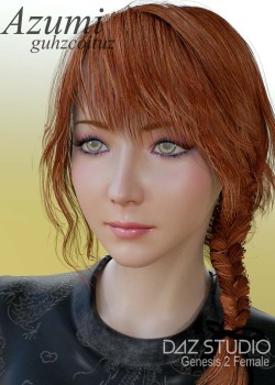 Guhzcoituz has a brand new character for the Genesis 2 Female! Meet Azumi!  This product was create and sculpted in zbrush to make a Manga or Anime Model. This character requires Daz Studio 4.8  and the Genesis 2 Female. Click the link for extra info
