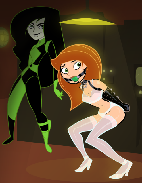 toonsforall: nsfw-lesbian-cartoons-members:  Lesbian Kim possible Request Filled Source Hentai foundry Man I seem to have a bit of a bondage thing doing on atm ;P -Ballos   Follow and like for more 