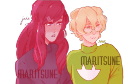 maritsune:  some of @ikimaru ’s kidswaps for hair/sweater practice (＞_＜)    aw thank youu!! ;v;