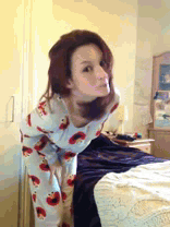 lost-lil-kitty:  My Elmo Onesie may have made me a little hyper! 