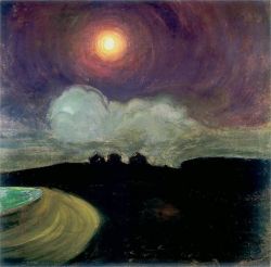 art-mysecondname:  Gustav Gwozdecki - Luna, 1908