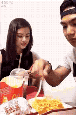 amby-jane:  illvminatis:  funny-and-clever-url:  mysicklybravepurpose:  ch0ice:  howthotfull:  theradrae:  imsoshive:  spazzified:  Why is he eating spaghetti out of a McDonald’s thingy  Cause the McDonalds in the Philippines have spaghetti   why was