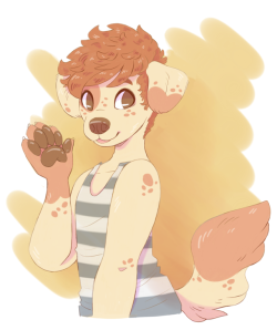 soft–dogs: i draw soft dog bois too. his name is sammy &lt;3