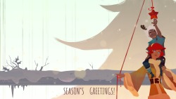 thegaminglife:  Season’s Greetings from SuperGiant Games!