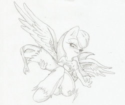 Fluttershy Traditional.  I&rsquo;ll color it later.