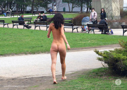 Nude and Barefoot in Public