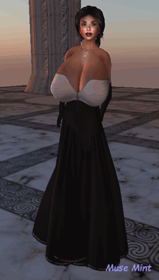 Showing Off - by Muse MintA little gif I took of me at my club, Dressed to the Nines, in Second Life.