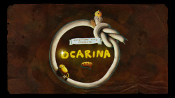 Ocarina - title card designed by Steve Wolfhard painted by Nick Jennings
