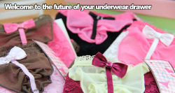 mistressaliceinbondageland:  Welcome to the future of your underwear drawer! 