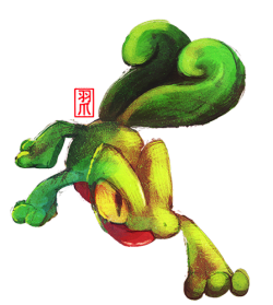 criminalcrow:  This is the last line I drew in its entirety.This Sceptile has to be one of my favorite Pokémon I drew for the project, the greens were just so much fun to render! Plus I just love Sceptile. 