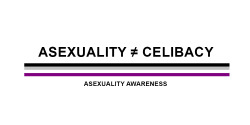 sexnothanks:  Asexual Awareness. Banners made by Amy / amygdala @sexnothanks.tumblr.com  Banners Read: &ldquo;Asexual ≠ Celibacy” &quot;Asexual ≠ Prude” &quot;It’s an orientation, not a behaviour&rdquo; &ldquo;No, we don’t reproduce by budding&rdquo;