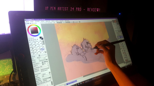 Xp-pen very kindly sent me the Artist24Pro pen display to try out! I was very curious to try a pen display with such a big screen ahahmore details and purchase link here and my review below! (also 15% off with code “ikimarujpg” valid until oct23
