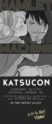 I’ll be at KATSUCON Feb. 15th-17th, in MD!More info at