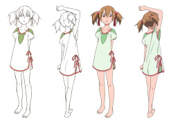 artbooksnat:  Sword Art Online (ソードアート・オンライン)Character designs for Silica, Lisbeth, and Yui, illustrated by anime character designer Shingo Adachi (足立慎吾) and collected in the Sword Art Online Design Works (Amazon Japan)