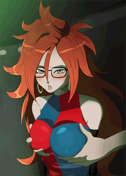 Here’s a lil animation of Android 21 I made. Hope you enjoy and&hellip;Support me on Patreon! https://www.patreon.com/DearEditor  &lt;3 ^o^/