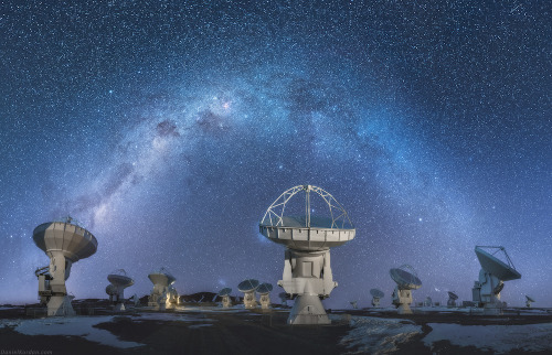 Porn Pics wetheurban:  The Milky Way Reflected Onto