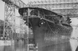 lex-for-lexington:  Aircraft carrier Akagi after her launch, Kure, Japan, 6 April 1925.
