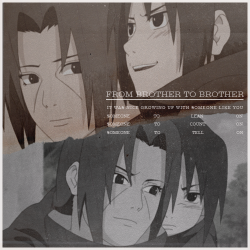 uchihaism:  Meaning of Actions: Uchiha Brothers. 