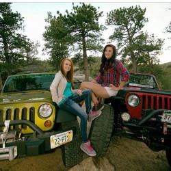 jeepbeef:  @alexlaguardia8 #jeephers from Colorado #jeepher_co #jeepher #jeep  Nice jeeps ladies