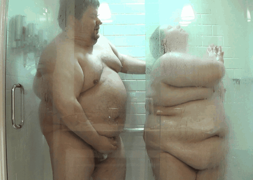 bbwentrepreneur:  Mal in Mark fuck in a hotel shower. This felt fantastic. Mal is so frigging wet normally, but this just added a whole other level to it. Her beautiful pussy felt like a velvet glove.   I want this