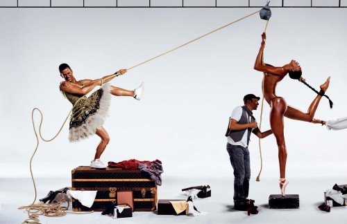 Naomi Campbell by Jean-Paul Goude for Louis porn pictures