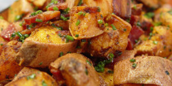 in-my-mouth:  Sweet Potato Home Fries