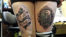 afireinside:  My Blaqk Audio inspired tattoos are finally done! By the amazing Robyn Lee of Seven Crowns Tattoo.  THESE LOOK ABSOLUTELY AMAZING!!!!!!!!!!