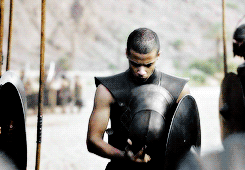 daenerystargaryen:  Daenerys Targaryen meme + (1/8) relationships ► Grey Worm “Grey Worm” gives me pride. It is a lucky name. The name this one was born with was cursed. That was the name he had when he was taken as a slave. But Grey Worm is the