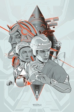 thepostermovement:  Tron &amp; Tron Legacy by Martin Ansin