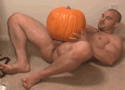 woofymusclebear: muscledhung: YA KNOW….THIS BRINGS A WHOLE NEW MEANING TO “ITS CUMMIN ON HALLOWEEN, PUT OUT YOUR FUCKING PUMPKINS ALREADY!! WOOFYMUSCLEBEAR 
