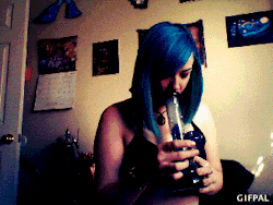 potpornnpizza:  Getting high and showing love. Feeling a bit randy today. ^_^ ~~DC~~ 