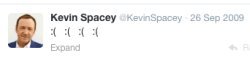thehausucat:  Kevin Spacey is a great prankster.
