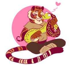 catbeansclub:  I saw Kung Fu Panda: Secrets of the Scroll and I am in love also I ship Viper and Tigress so seeing this animation made me love them even more 