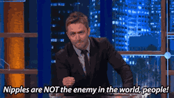 rawsugarinchitown:  glassof-whiskey:lets-camp:ryeisenberg:[ video ]  and you grow the fuck up  This guy should teach a class to all the morons out there that think breastfeeding in public is wrong.  I love Chris Hardwick with all my heart.