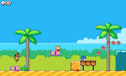 pixelartus:Leilani’s Island System: PC Release: TBA Developer: Ishisoft Devlog: forums.tigsource.com   Description: “Probably a good way to describe it is a cross between Mario, Wario Land, and Donkey Kong. My medium term goal is to get a single-level