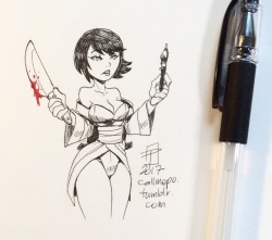 callmepo:  The say the pen is mightier than the sword but yesterday I proved otherwise by chopping a chunk out of the tip of my index finger with a kitchen knife - I have never done that with my tablet pen, ever!   (Don’t worry, it was my non-drawing
