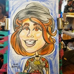 Doing caricatures at the Black Market in Cambridge, MA!  Just a few blocks from Central Square  ============= Commissions are open! 😃 ============= Caricatures are a fun addition to any party!  ============= . . . . . . .  #art #caricatures #drawing