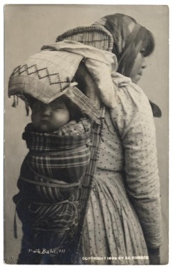 californiastatelibrary:  Paiute Baby. (1906) Andrew Alexander Forbes, photographer 