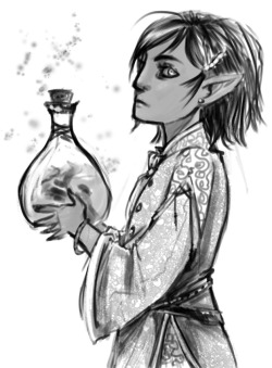 drathe:  En and Ilryn’s daughter, lil alchemist!