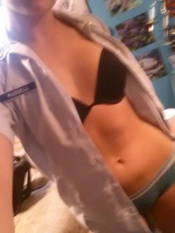 fantabulouloren:  Well my uniform just looked to damn good…..so I figured I had to dirty it up a bit