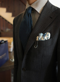 bntailor:  B&amp;Tailor Herringbone Suit B&amp;Tailor Brown Stripe Shirt Fiorio Turquoise 100% Linen Tie  At B&amp;Tailorshop