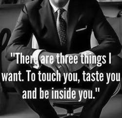 Well, if you were to ask me that while wearing a suit and tie, then I&rsquo;d eagerly give you all three with no hesitation