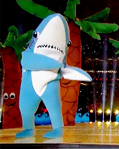 Best Part: Dancing Sharks during Halftime show  I need one of these.